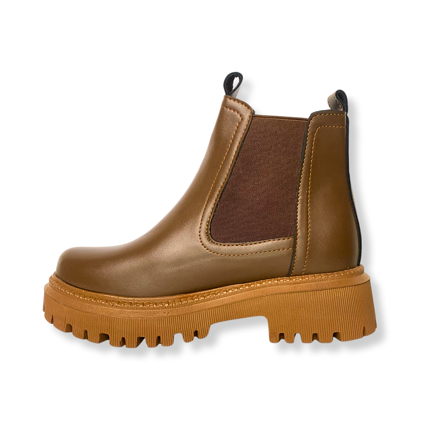 Bottines en cuir pour femme marron - Célia