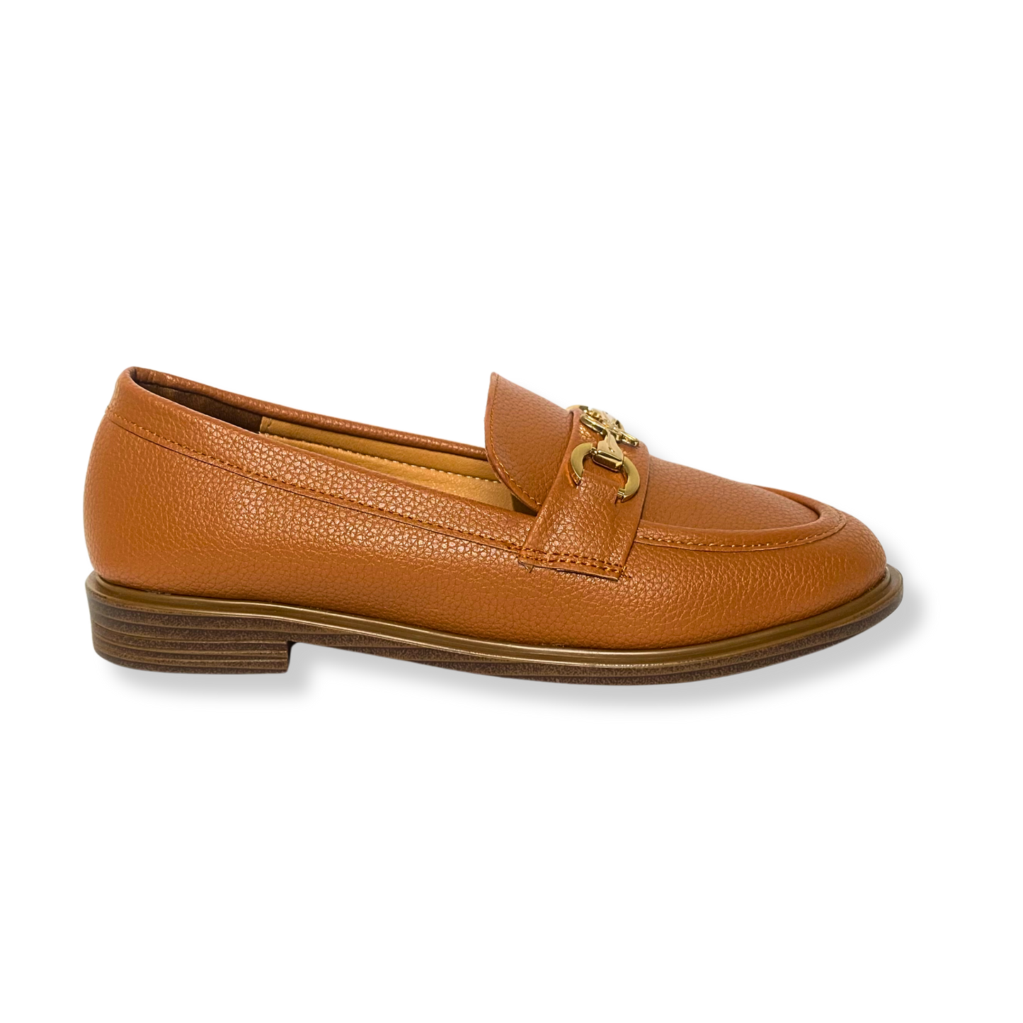 Mocassin en cuir pour femmes marron - Lola