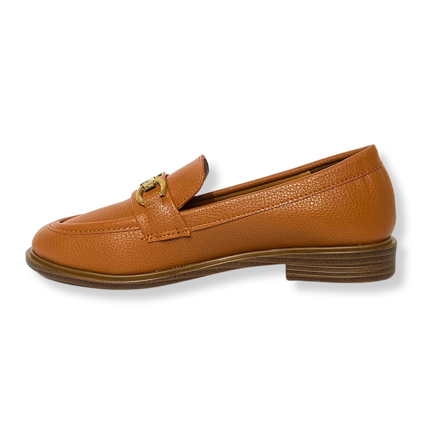Mocassin en cuir pour femmes marron - Lola