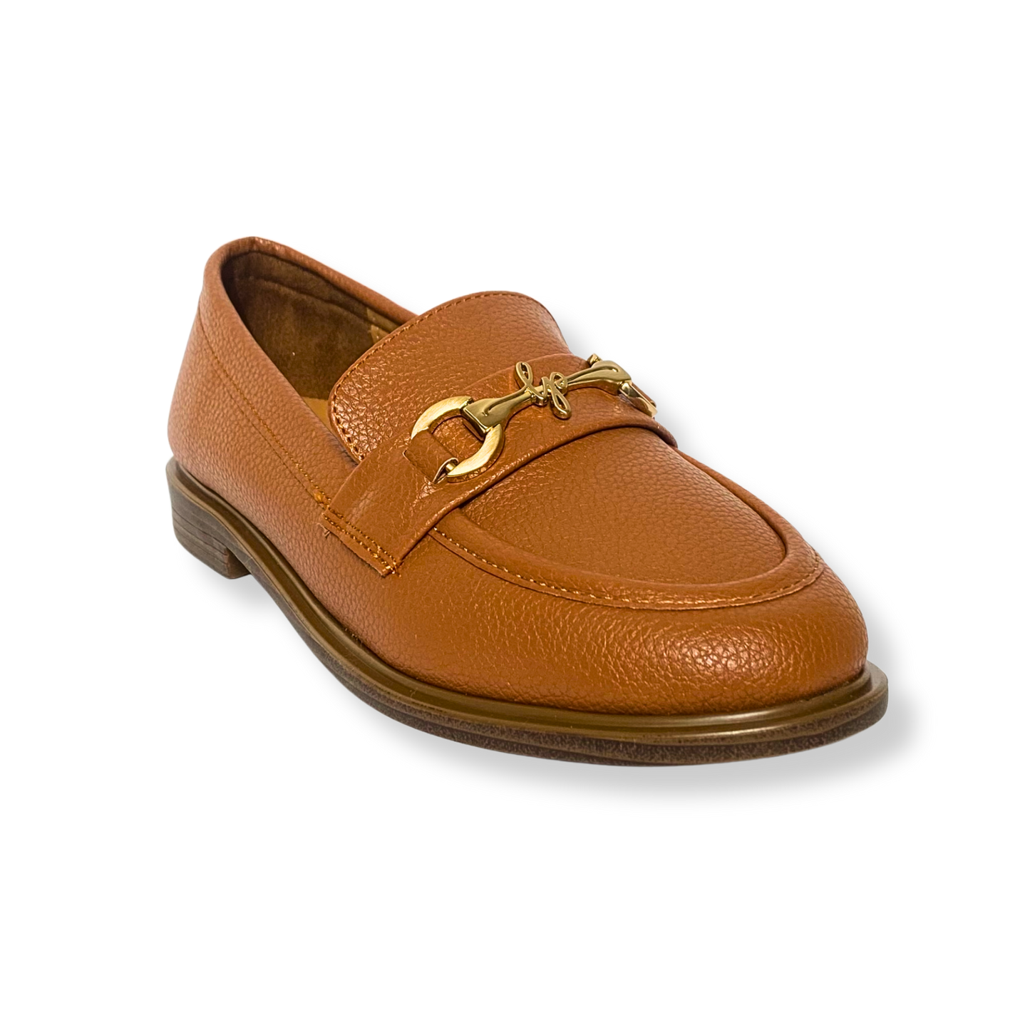 Mocassin en cuir pour femmes marron - Lola