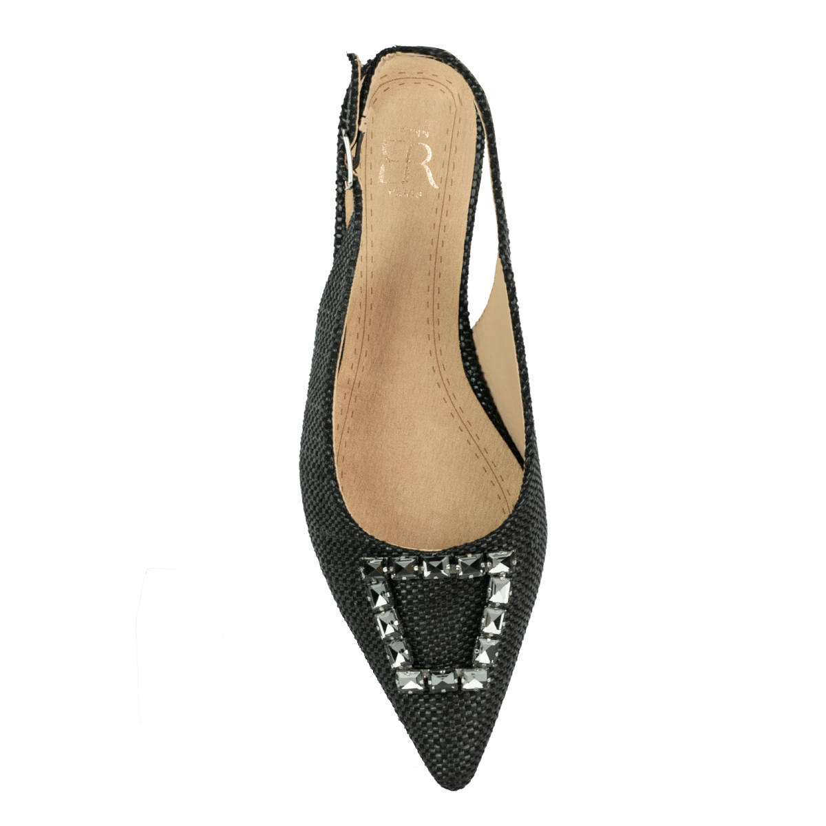 Ballerines en tissu pour femme – Noir – Sabina - Lea & Paul Maroc