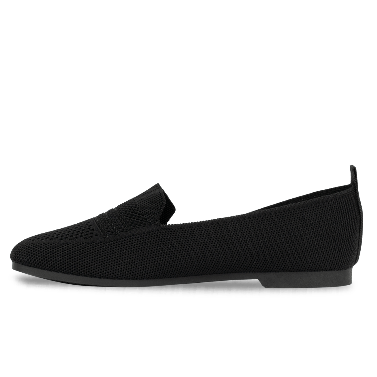 Ballerines en tissu respirant pour femme – Noir – Diane - Lea & Paul Maroc