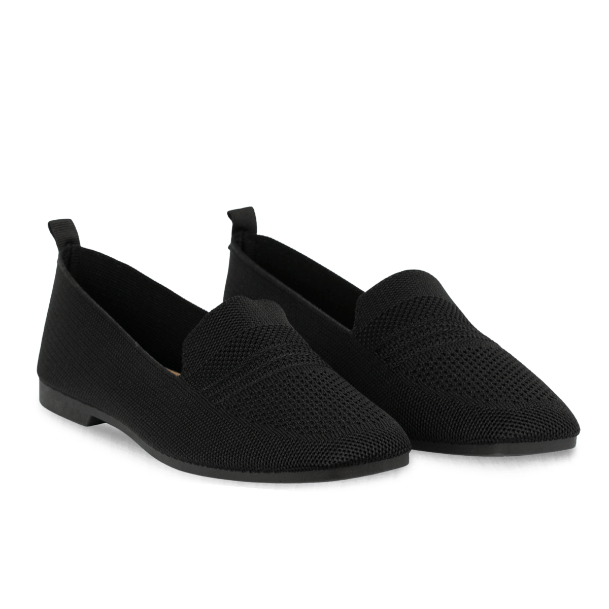 Ballerines en tissu respirant pour femme – Noir – Diane - Lea & Paul Maroc
