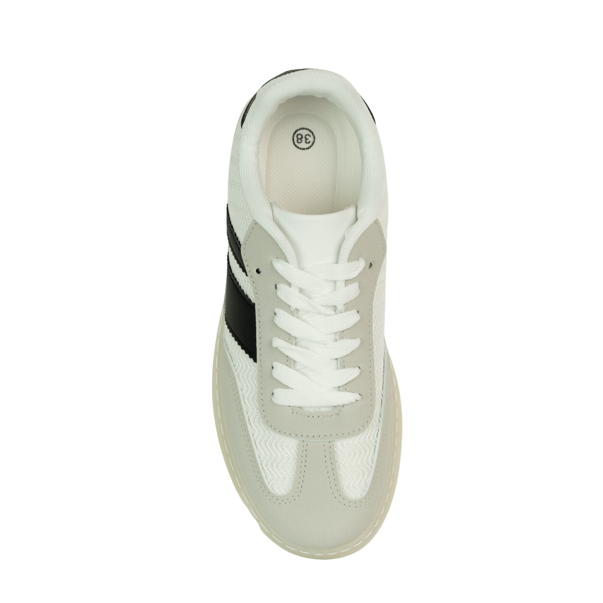 Baskets en daim pour femme – Noir – Perla - Lea & Paul Maroc