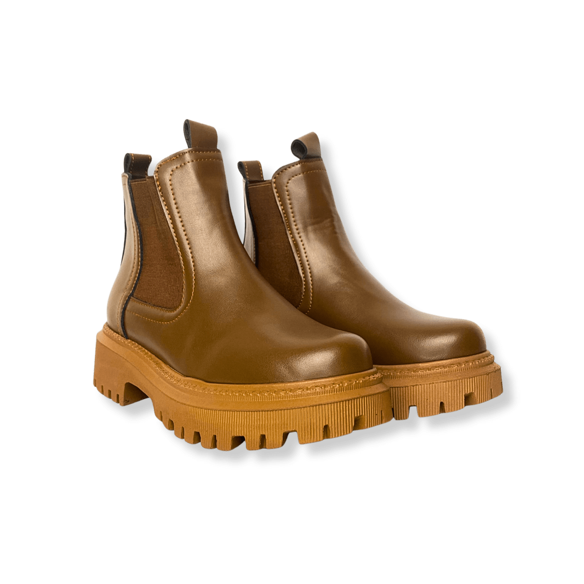 Bottines en cuir pour femme marron - Célia - Lea & Paul Maroc