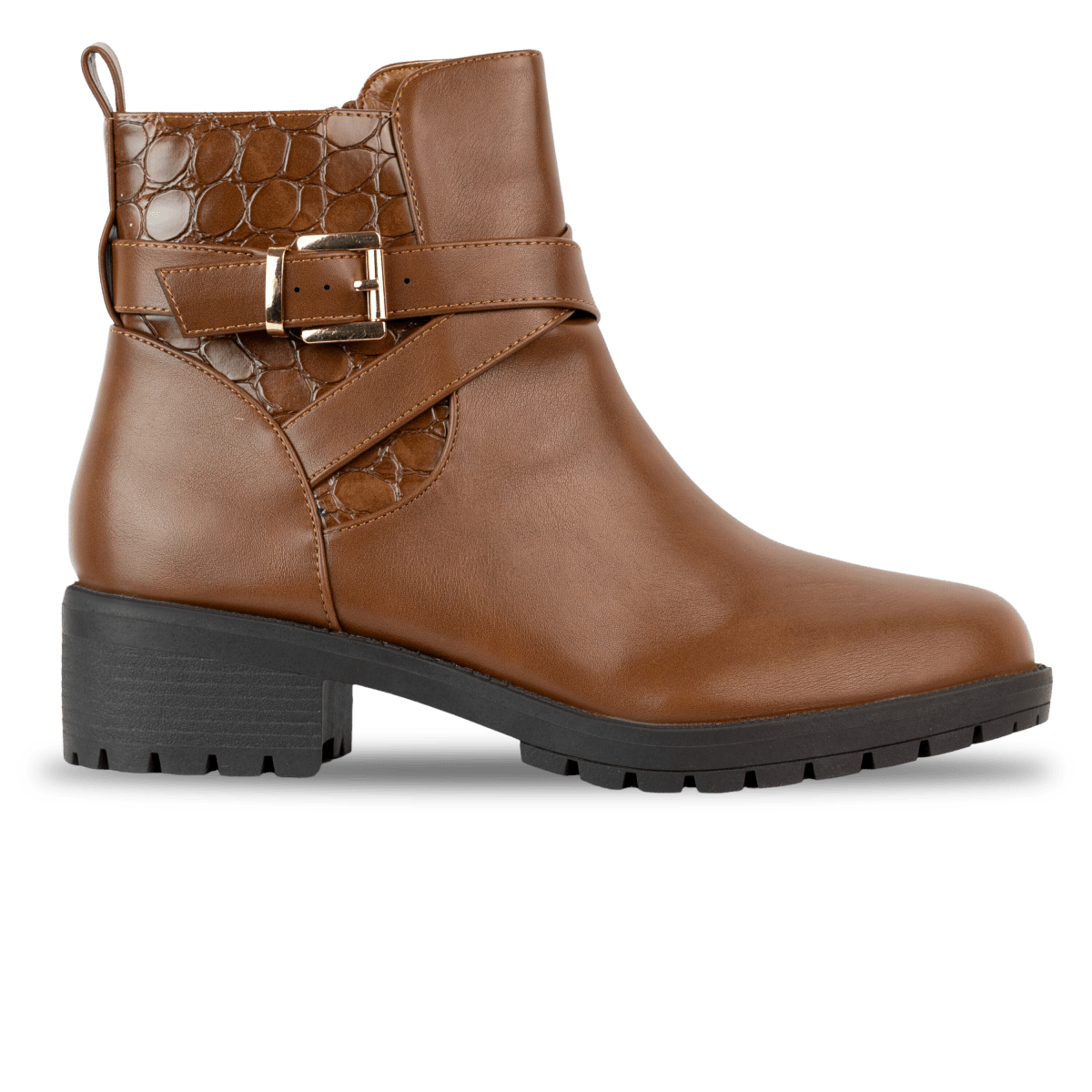 Bottines en cuir pour femme – Marron – Éloïse - Lea & Paul Maroc