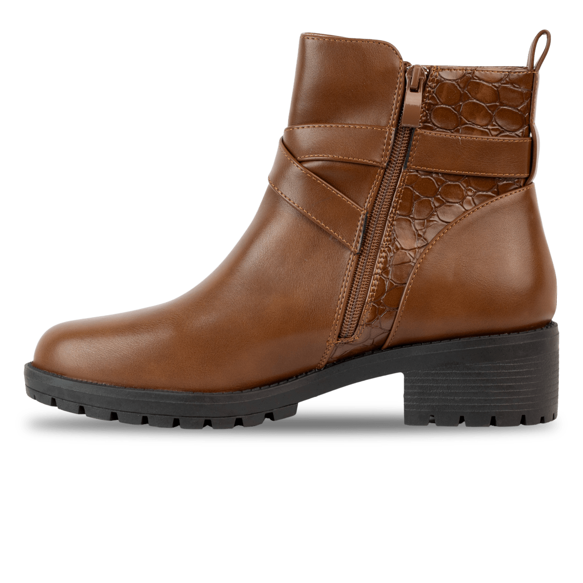 Bottines en cuir pour femme – Marron – Éloïse - Lea & Paul Maroc