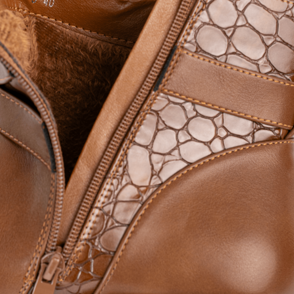 Bottines en cuir pour femme – Marron – Éloïse - Lea & Paul Maroc