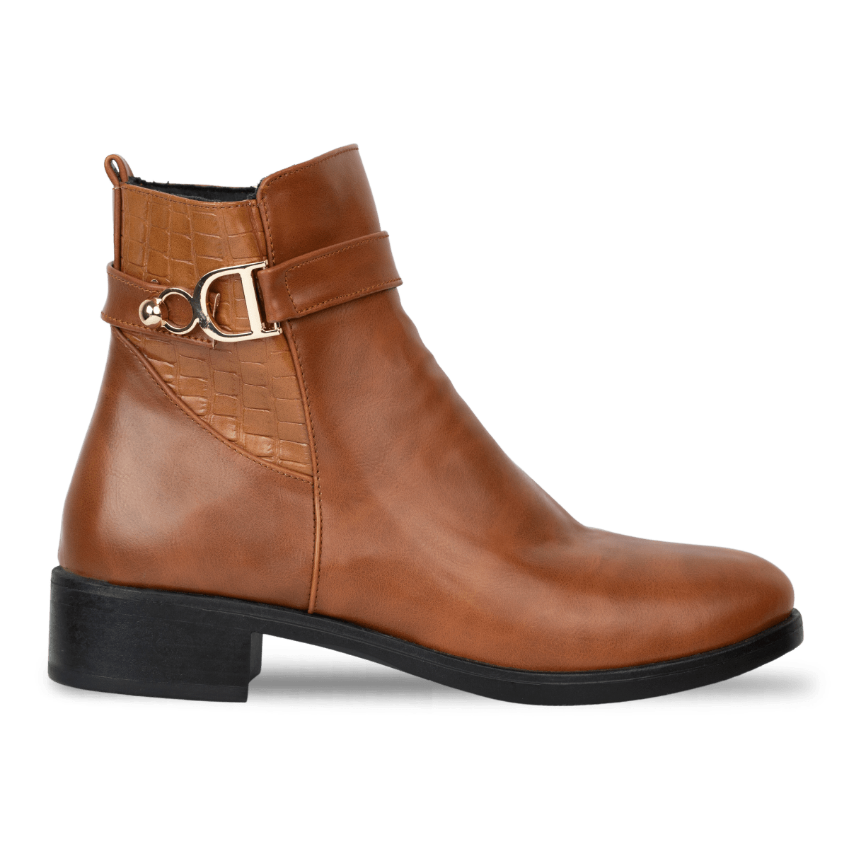 Bottines en cuir pour femme – Marron – Lucille - Lea & Paul Maroc