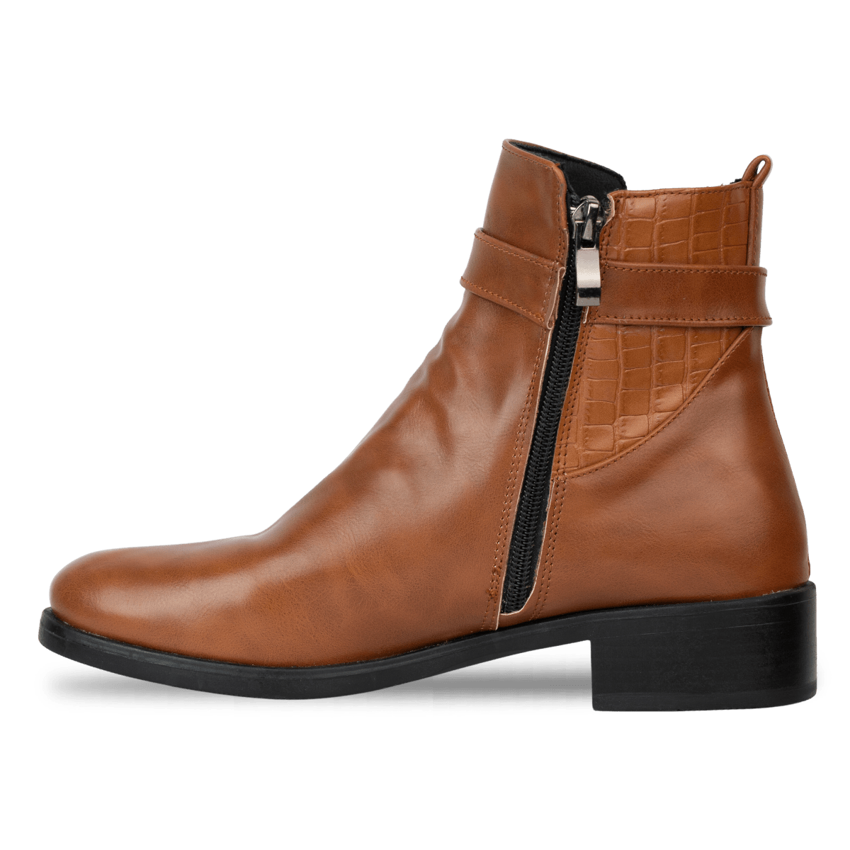 Bottines en cuir pour femme – Marron – Lucille - Lea & Paul Maroc