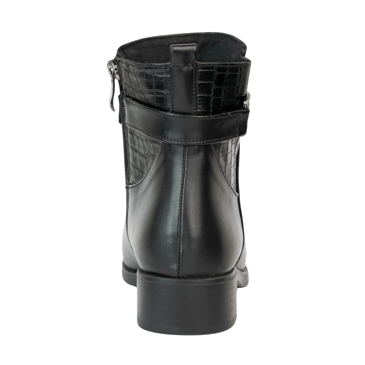 Bottines en cuir pour femme – Noir – Lucille - Lea & Paul Maroc