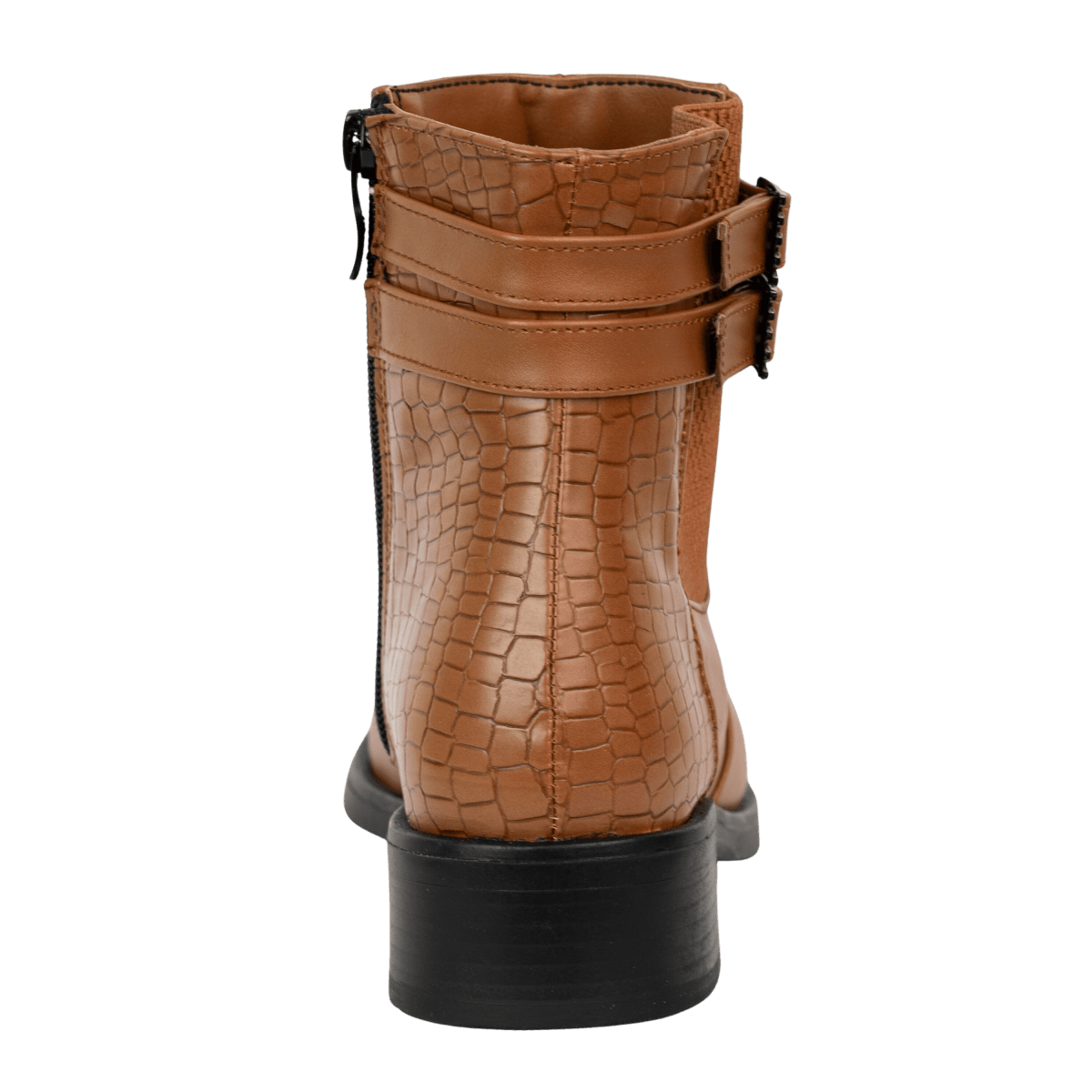 Bottines en cuir pour femme – Tabac – Nina - Lea & Paul Maroc