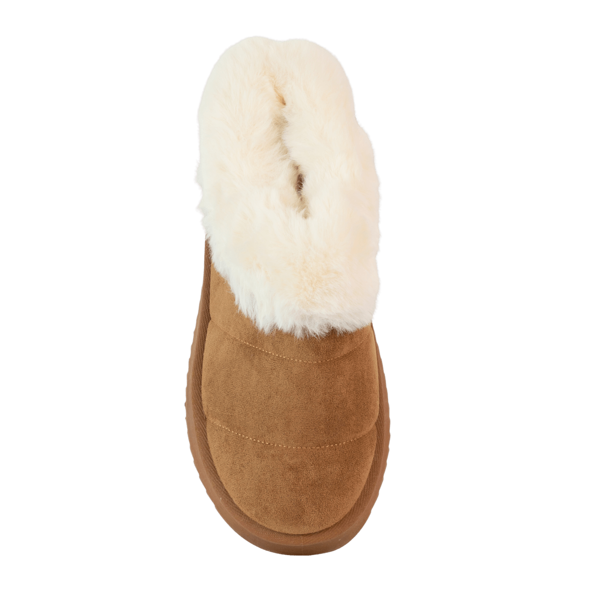 Chaussons en daim pour femme – Marron – Suzane - Lea & Paul Maroc