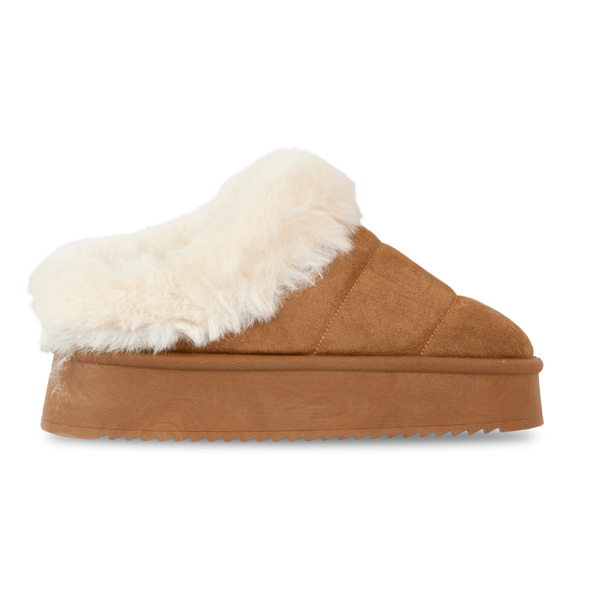 Chaussons en daim pour femme – Marron – Suzane - Lea & Paul Maroc