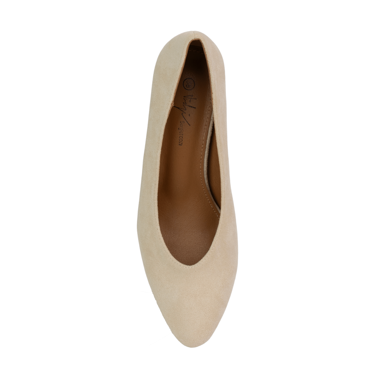 Escarpins à talons hauts en daim pour femme – Beige – Nova - Lea & Paul Maroc