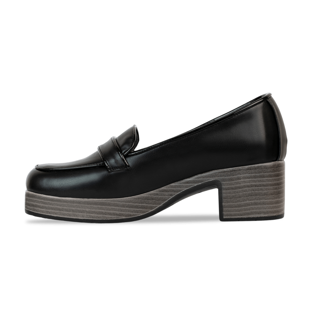 Escarpins en cuir pour femme – Noir – Mireille - Lea & Paul Maroc