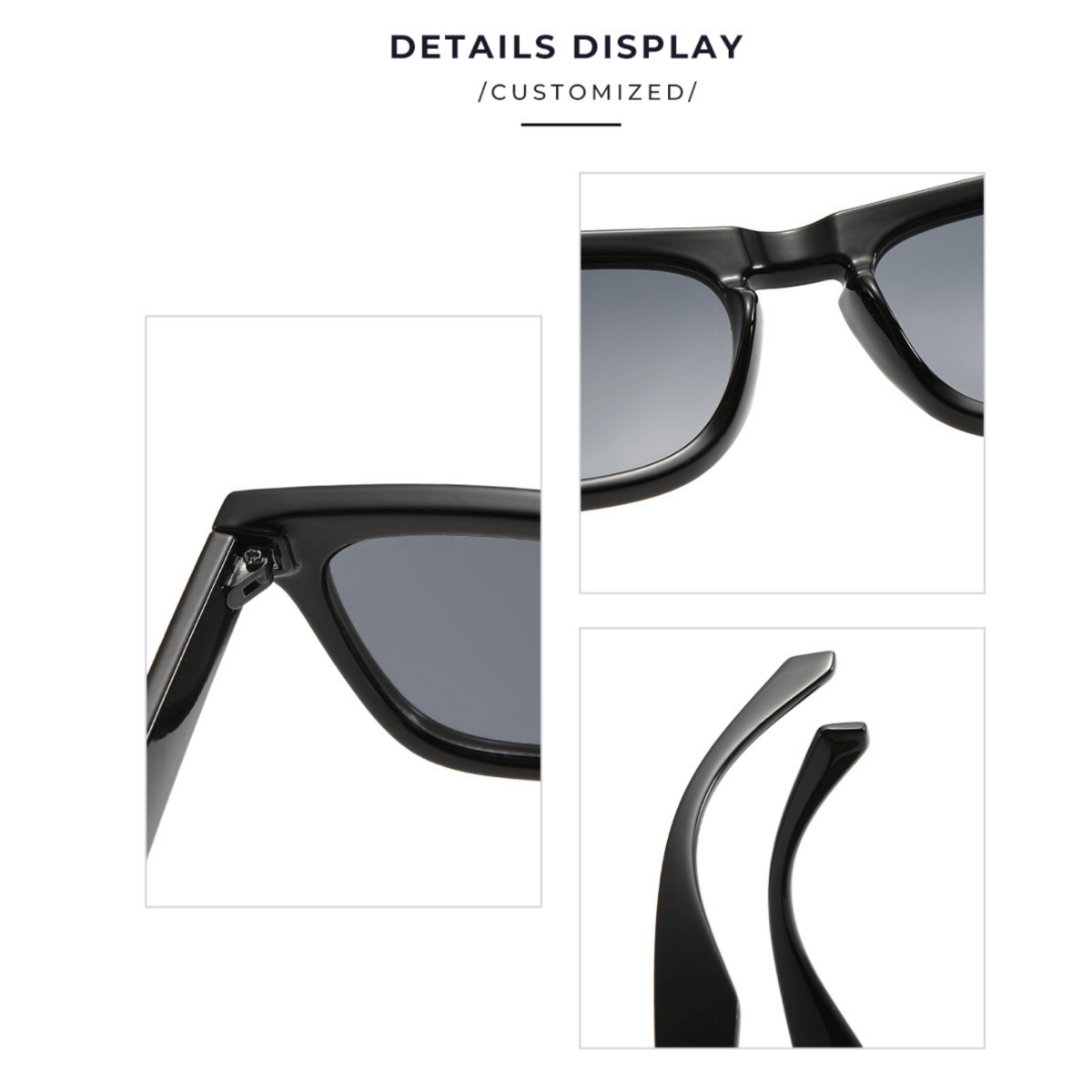 Lunettes de soleil femme - Luxa Black Green - Lea & Paul Maroc