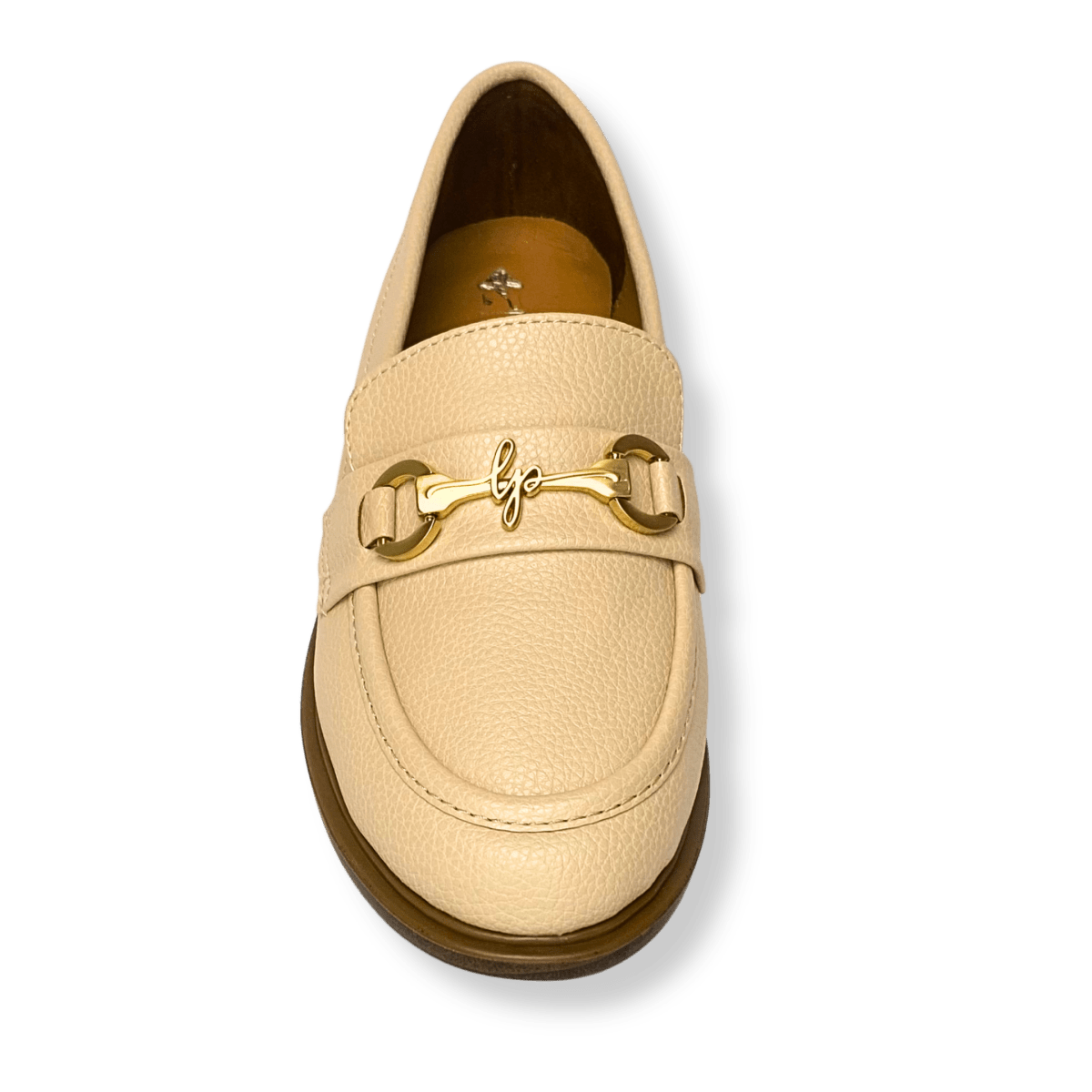 Mocassin en cuir pour femmes beige - Lola - Lea & Paul Maroc