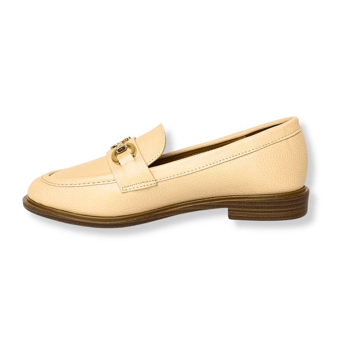 Mocassin en cuir pour femmes beige - Lola - Lea & Paul Maroc