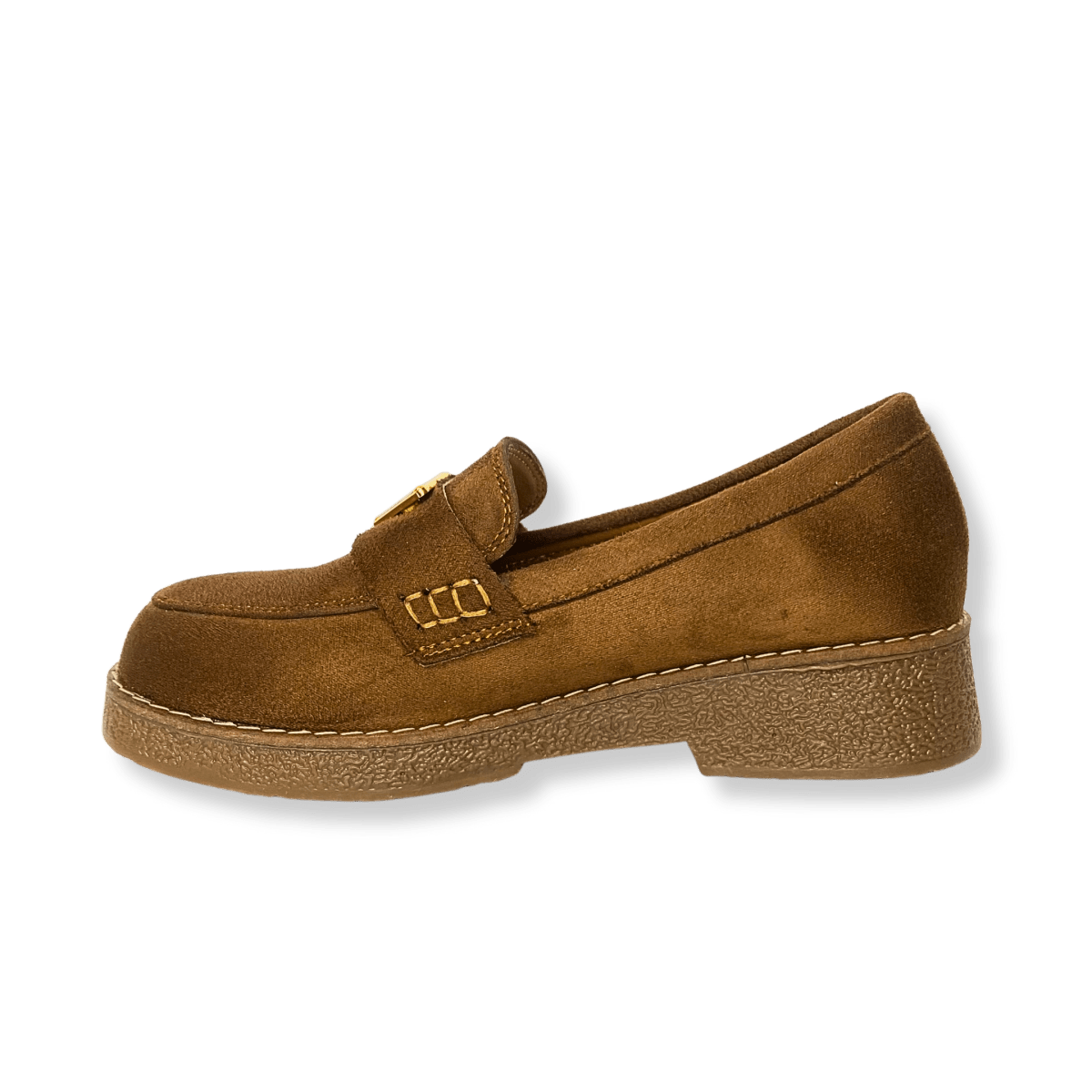 Mocassin en daim pour femmes marron - Armandine - Lea & Paul Maroc