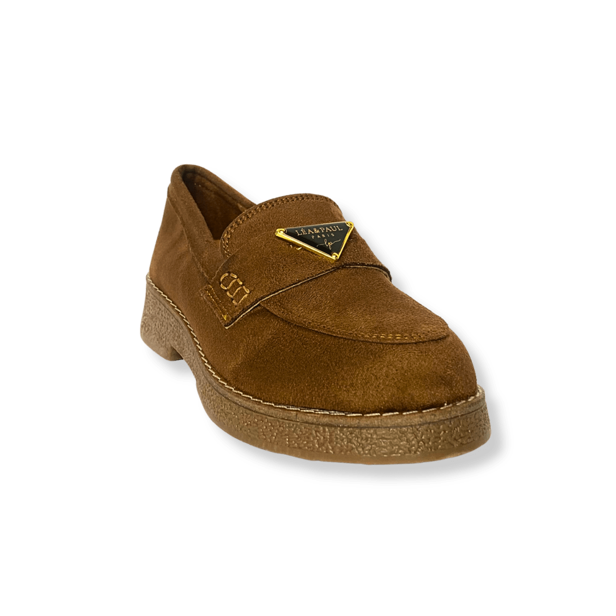 Mocassin en daim pour femmes marron - Armandine - Lea & Paul Maroc