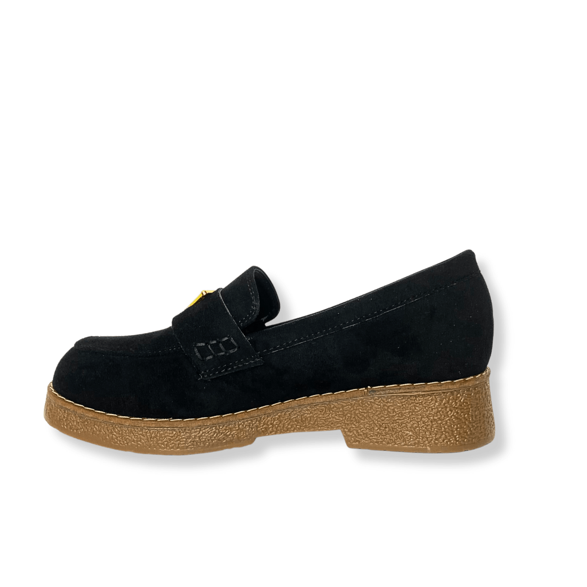 Mocassin en daim pour femmes noir - Armandine - Lea & Paul Maroc
