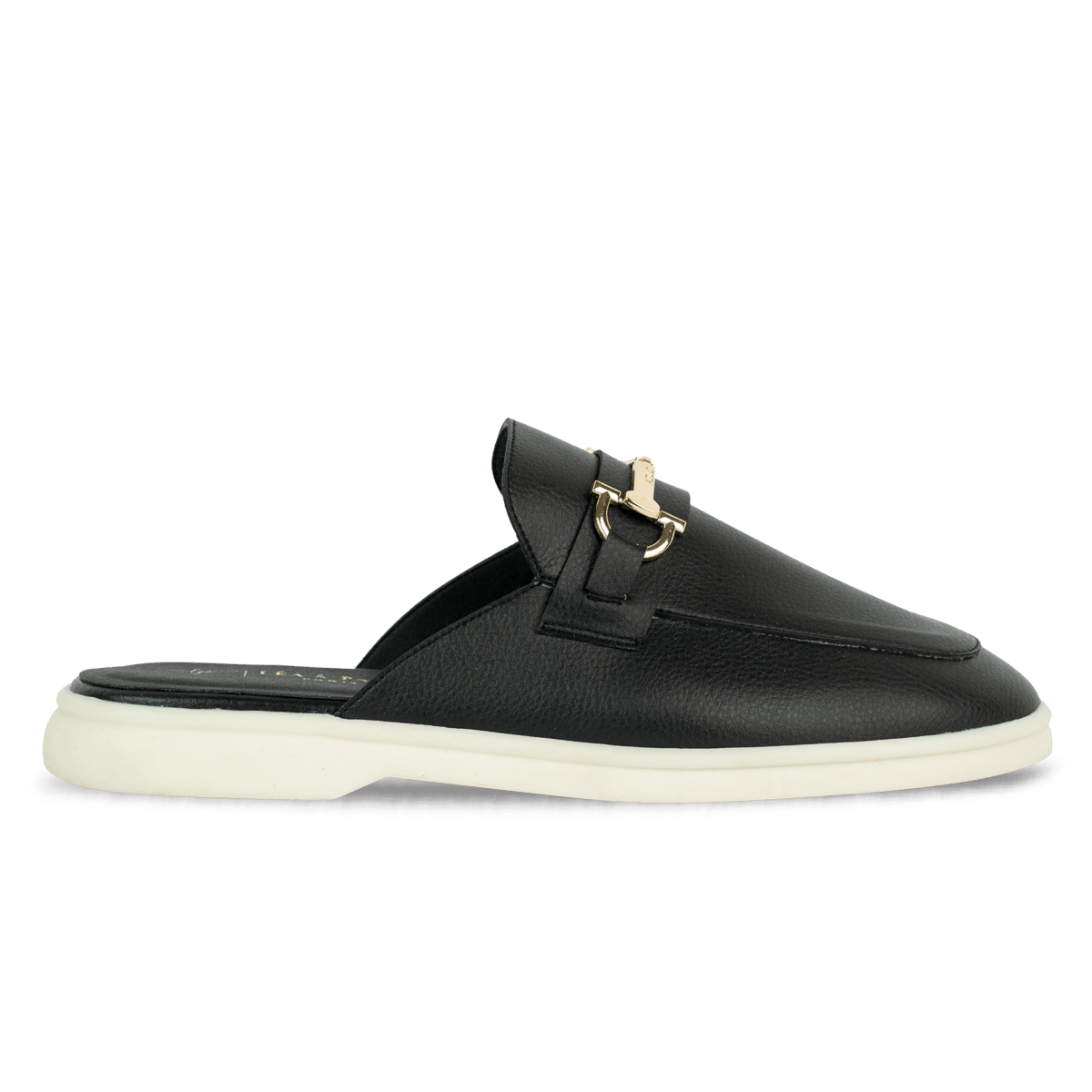 Mules en cuir pour femme – Noir – Gloria - Lea & Paul Maroc