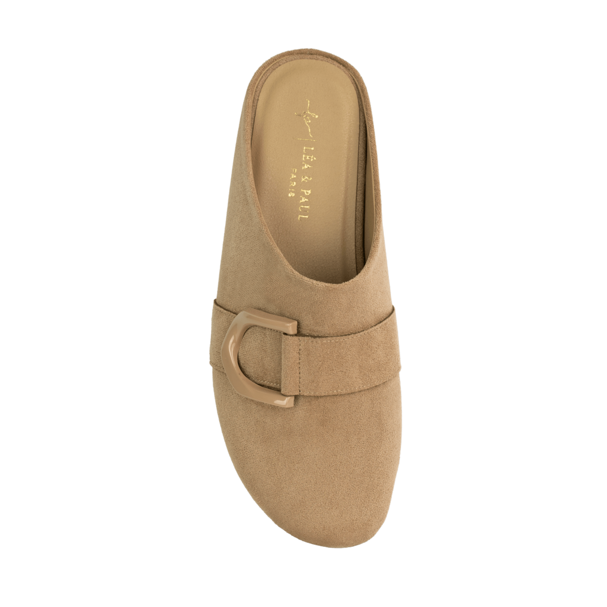 Mules en daim pour femme – Beige – Ambre - Lea & Paul Maroc