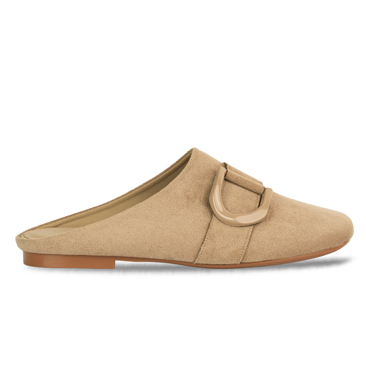 Mules en daim pour femme – Beige – Ambre - Lea & Paul Maroc