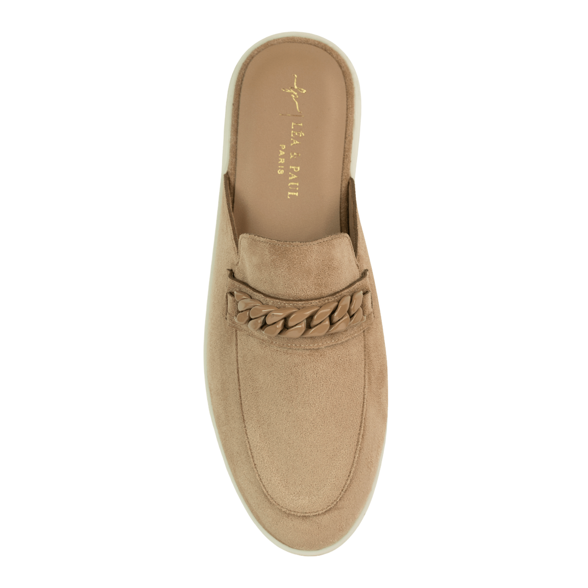 Mules en daim pour femme – Beige – Diva - Lea & Paul Maroc