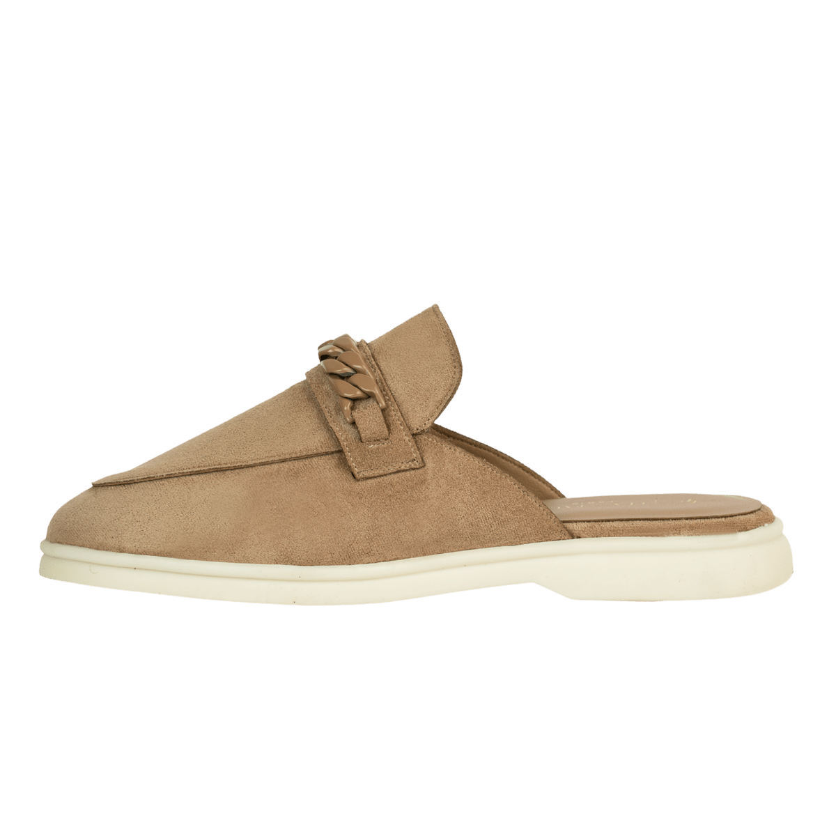 Mules en daim pour femme – Beige – Diva - Lea & Paul Maroc
