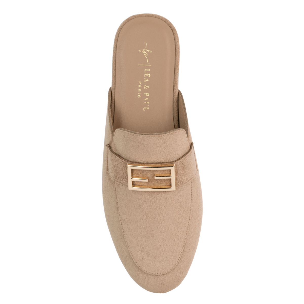 Mules en daim pour femme – Beige – Margot - Lea & Paul Maroc