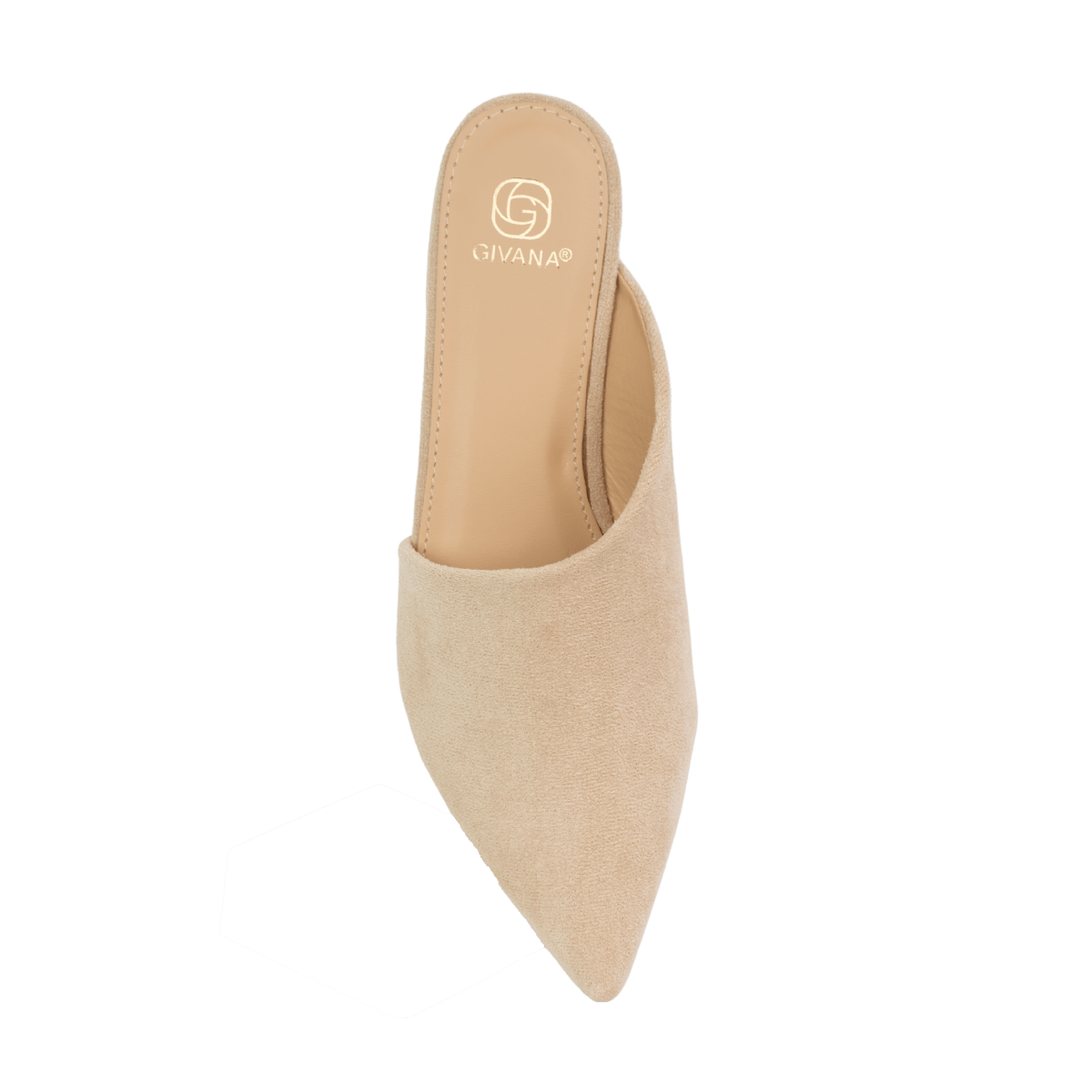 Mules en daim pour femme – Beige – Zélie - Lea & Paul Maroc