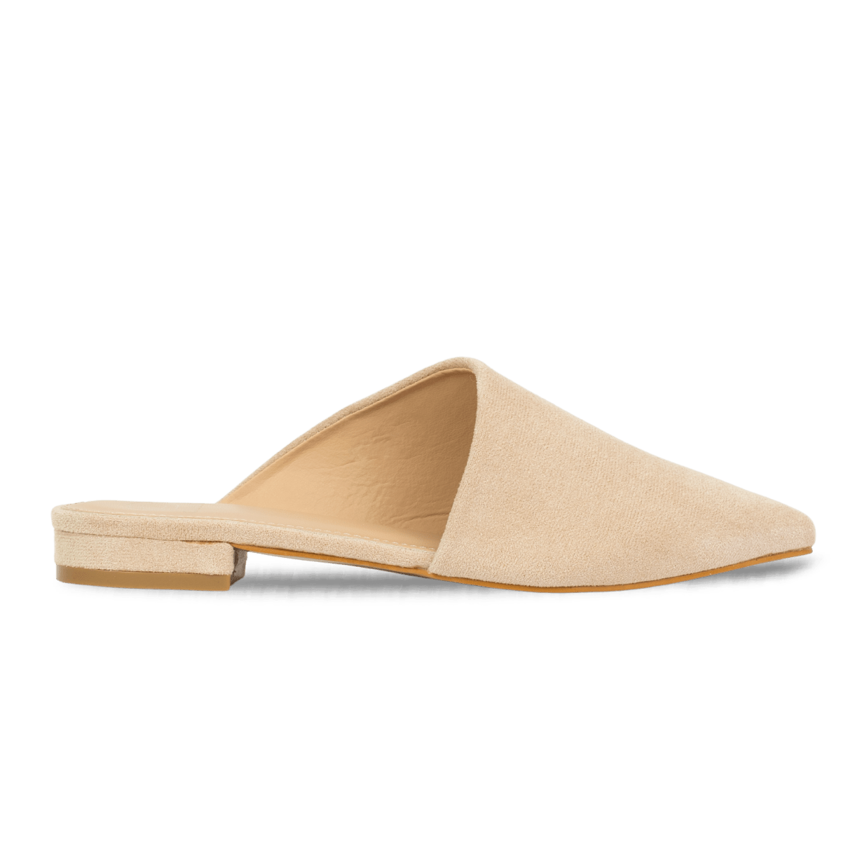 Mules en daim pour femme – Beige – Zélie - Lea & Paul Maroc