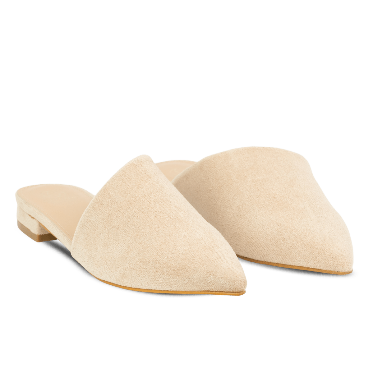 Mules en daim pour femme – Beige – Zélie - Lea & Paul Maroc