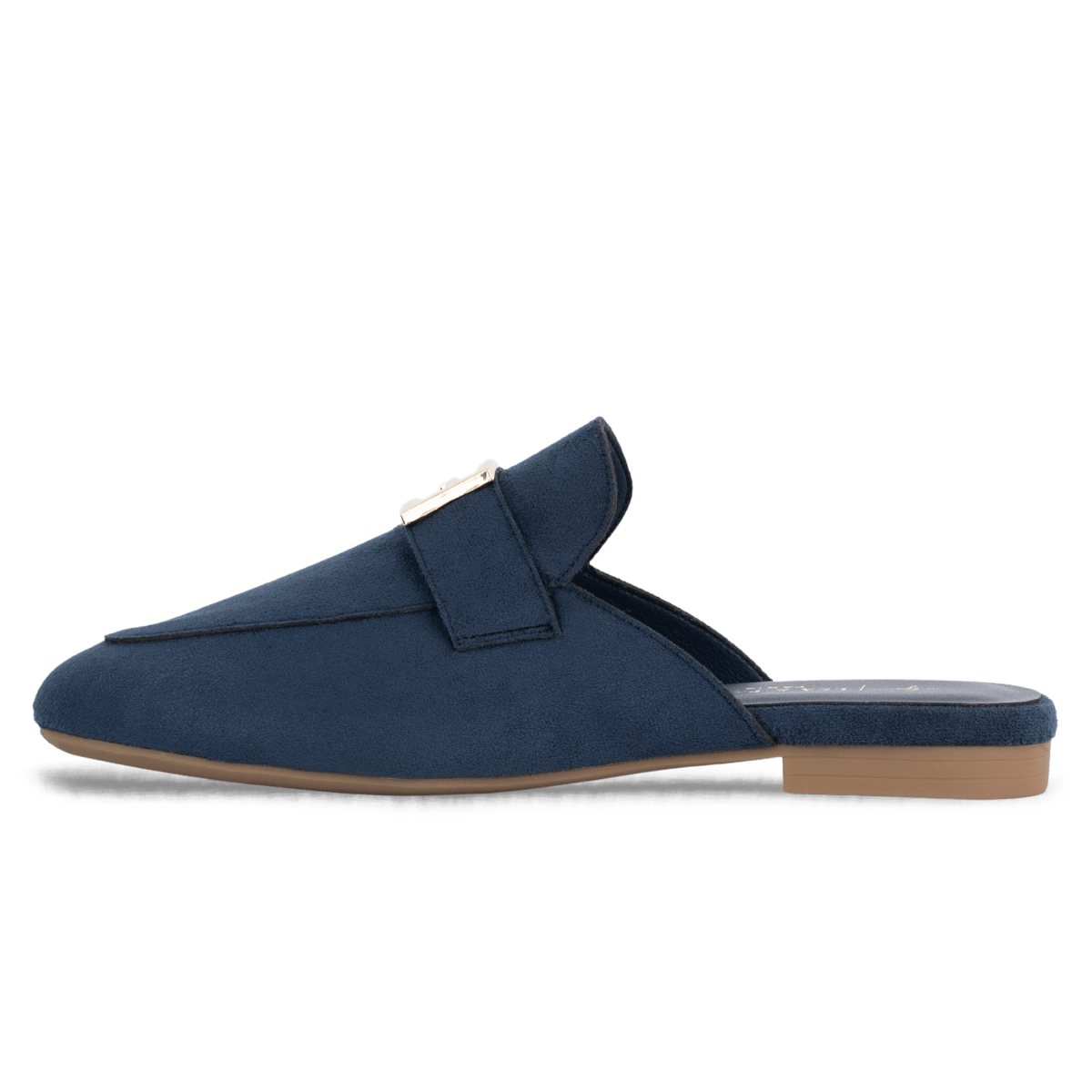 Mules en daim pour femme – Bleu marine – Margot - Lea & Paul Maroc