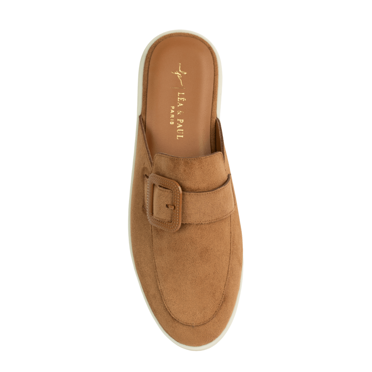 Mules en daim pour femme – Marron – Chicca - Lea & Paul Maroc