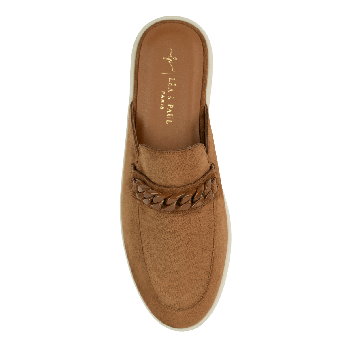 Mules en daim pour femme – Marron – Diva - Lea & Paul Maroc