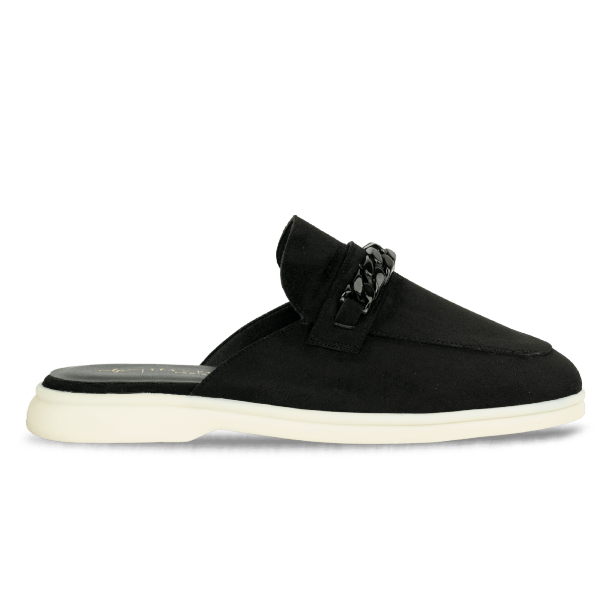 Mules en daim pour femme – Noir – Diva - Lea & Paul Maroc