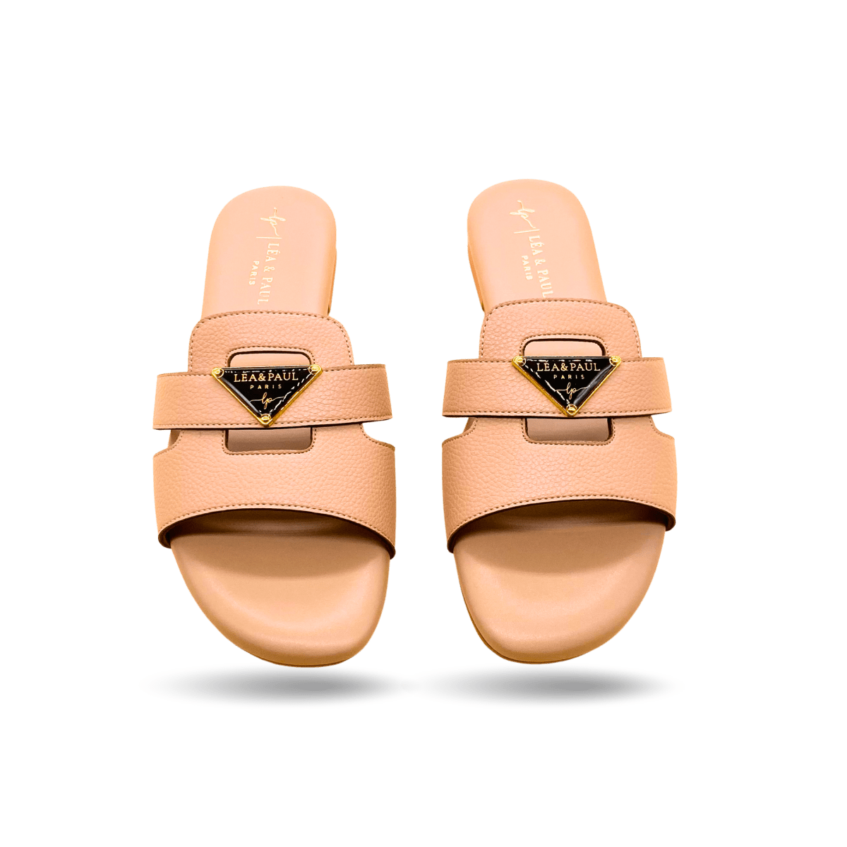 Sandales en cuir pour femme – Beige – Audrey - Lea & Paul Maroc