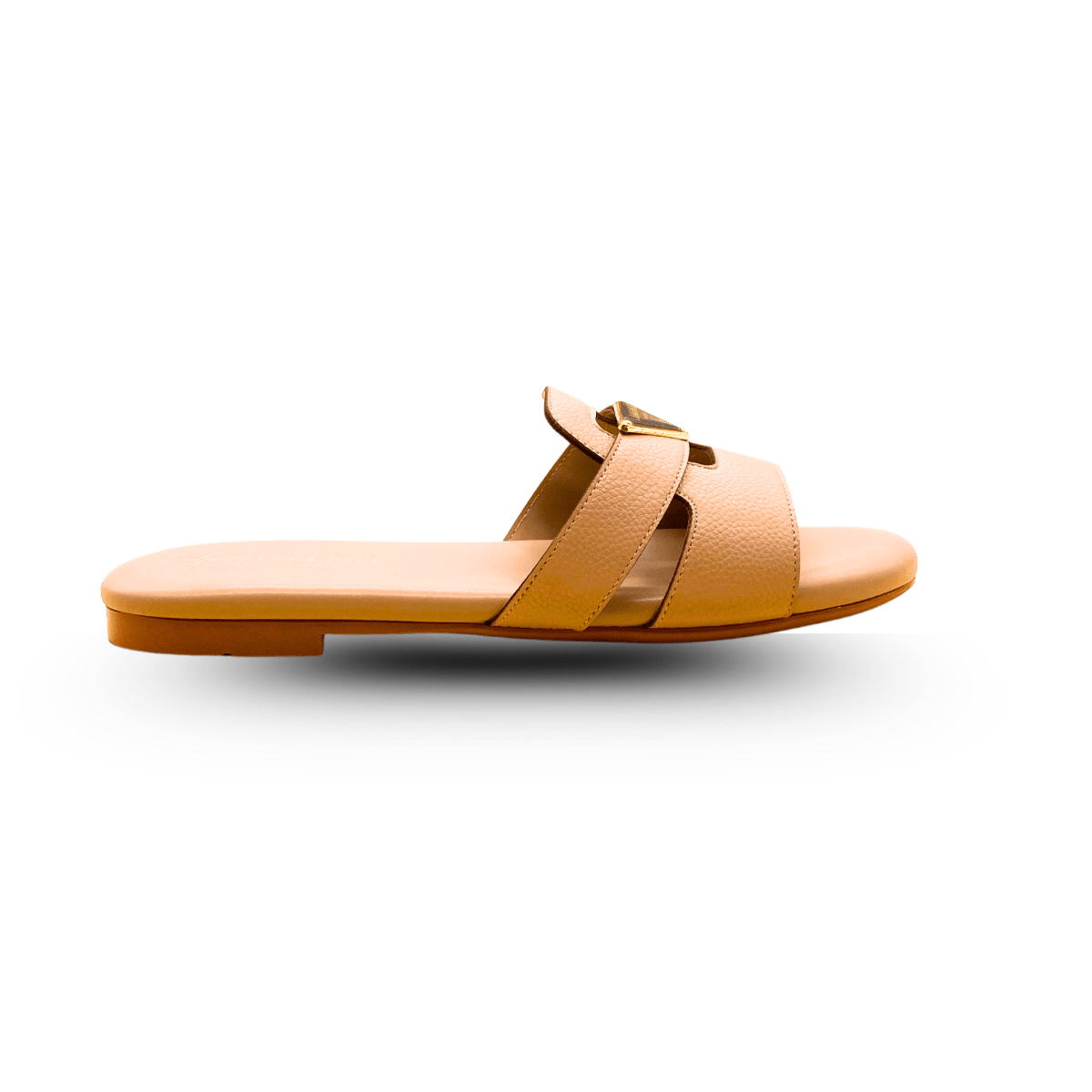 Sandales en cuir pour femme – Beige – Audrey - Lea & Paul Maroc
