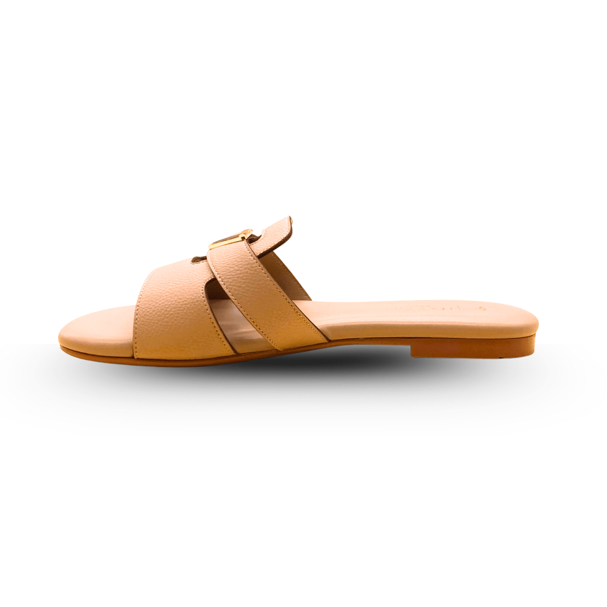 Sandales en cuir pour femme – Beige – Audrey - Lea & Paul Maroc