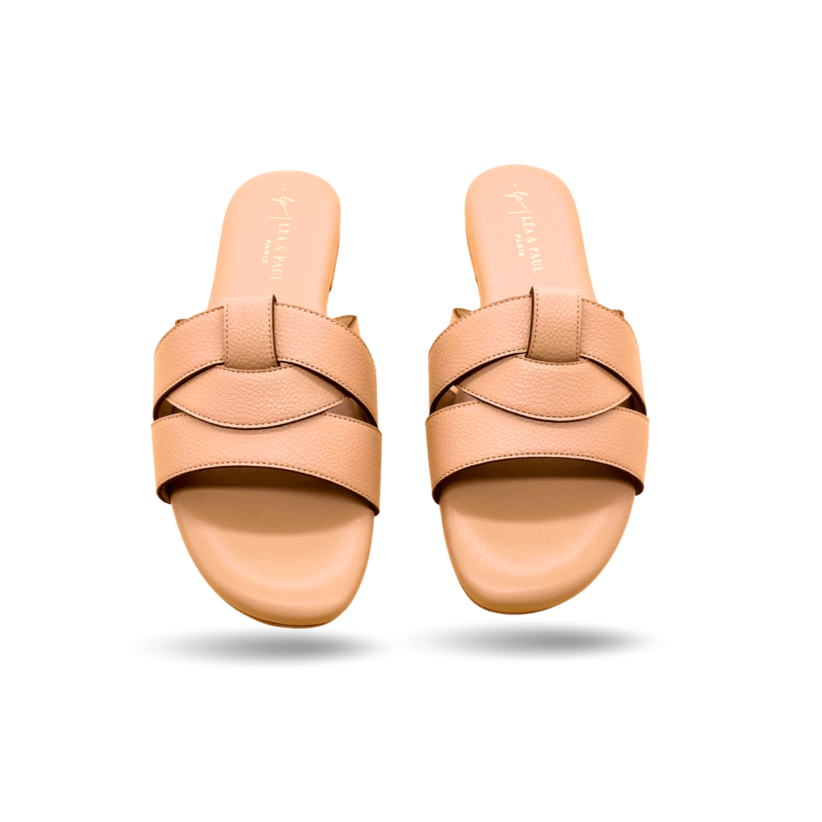 Sandales en cuir pour femme – Beige – Seraphine - Lea & Paul Maroc