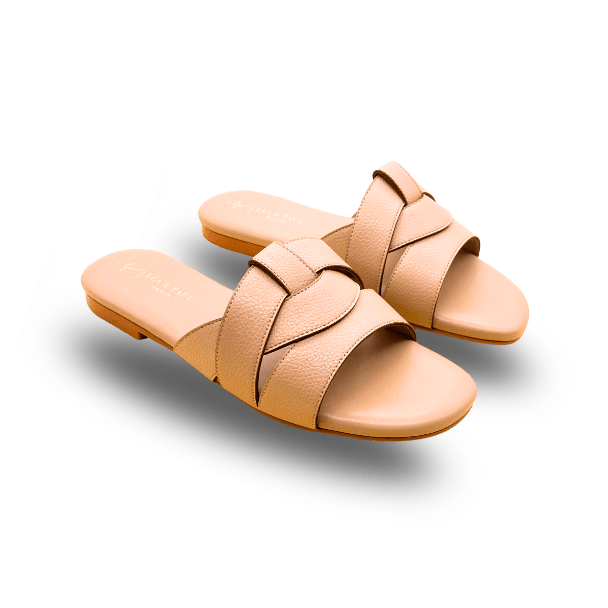 Sandales en cuir pour femme – Beige – Seraphine - Lea & Paul Maroc