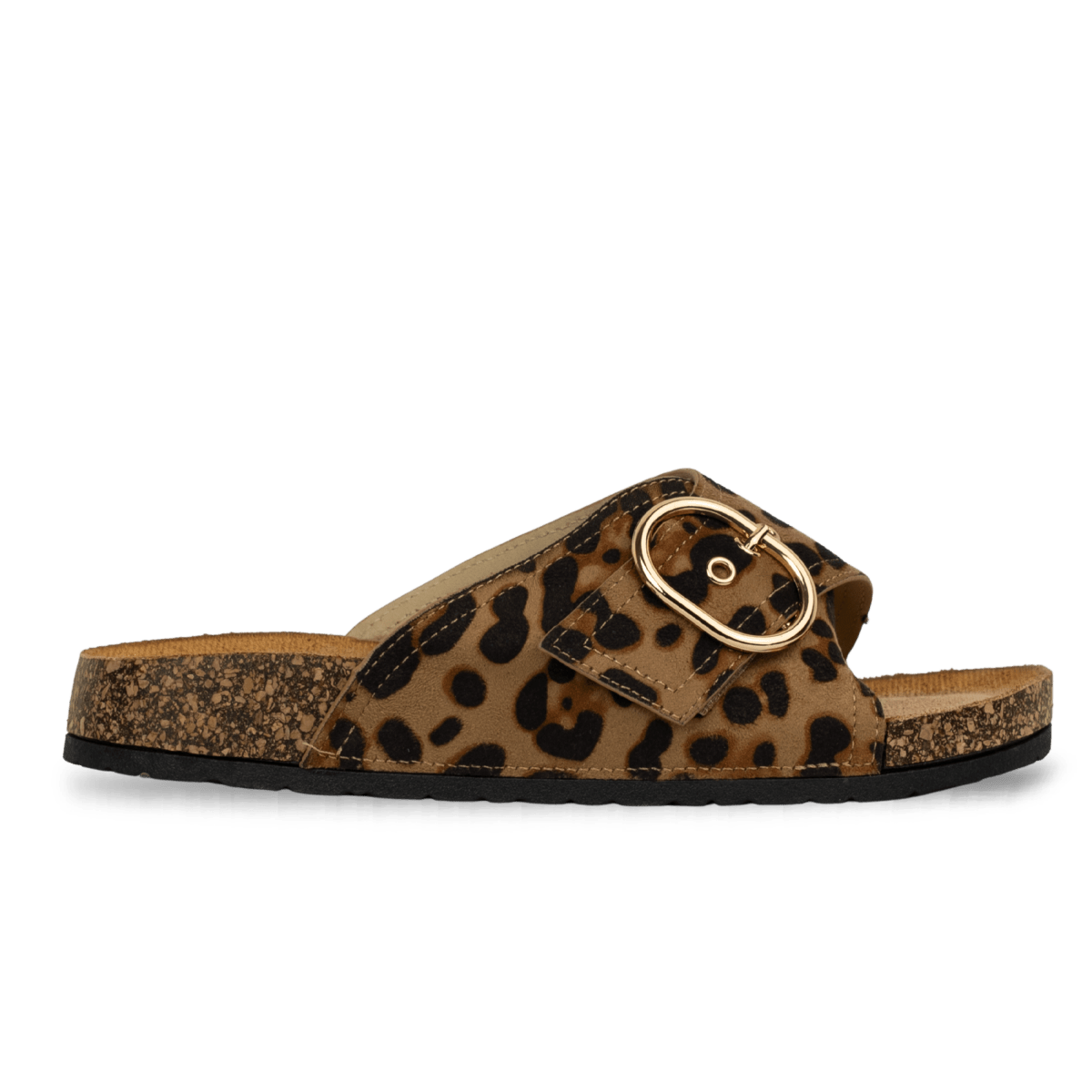 Sandales en cuir pour femme – Léopard – Faustine - Lea & Paul Maroc