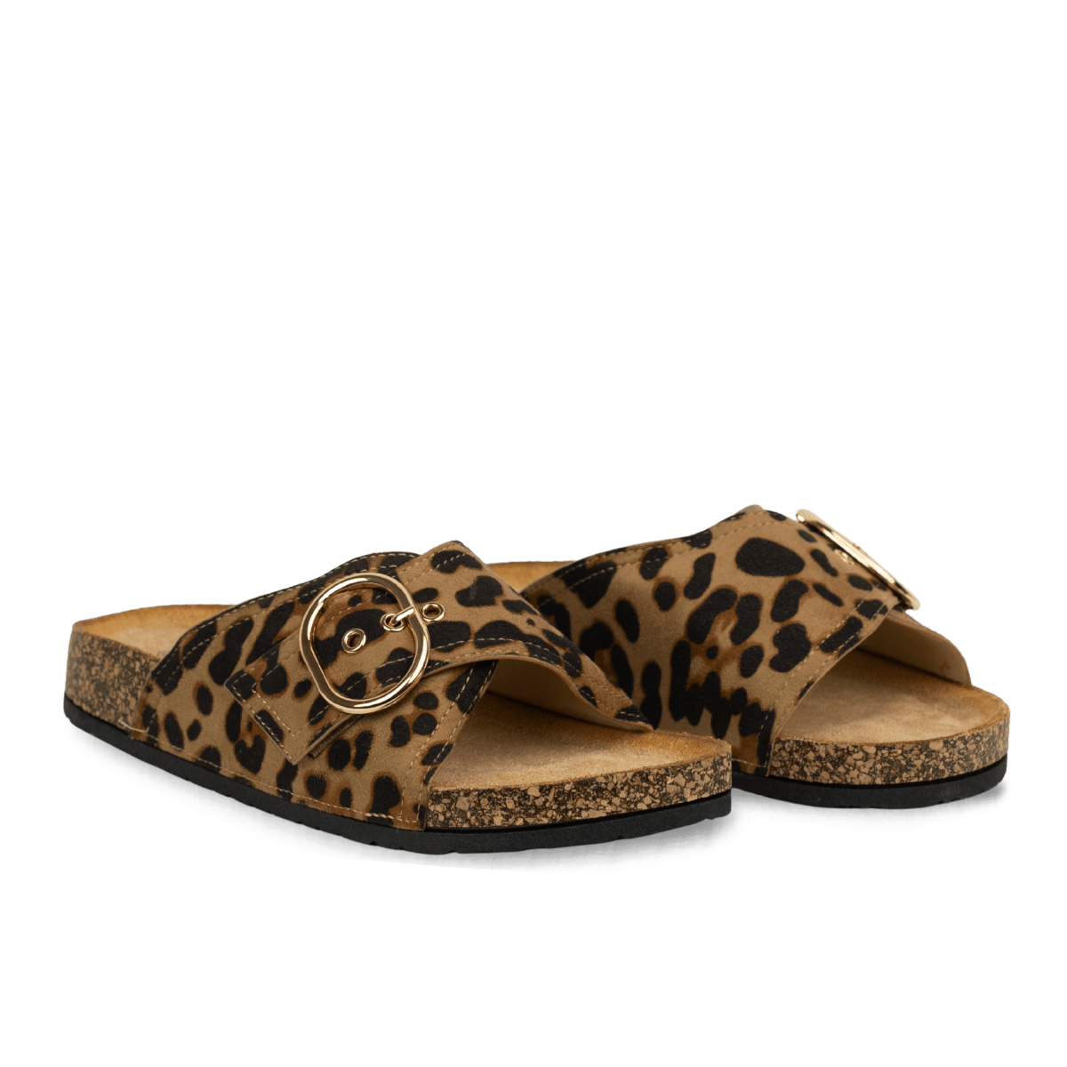 Sandales en cuir pour femme – Léopard – Faustine - Lea & Paul Maroc