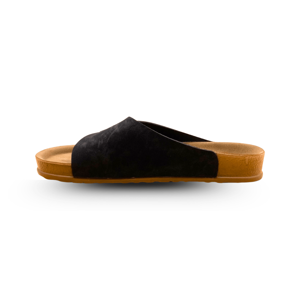 Sandales en daim pour femme – Noir – Angeline - Lea & Paul Maroc