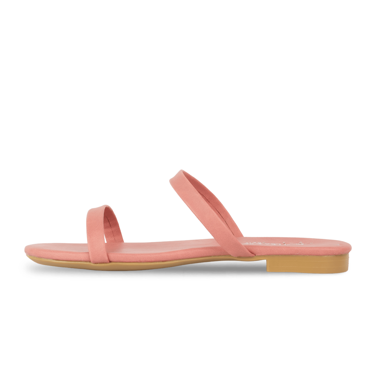 Sandales plates en cuir pour femme – Rose – Zola - Lea & Paul Maroc