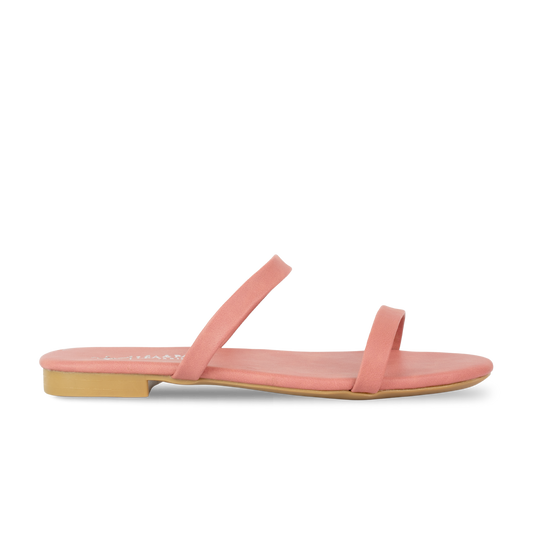 Zola : Sandale femme rose terracotta