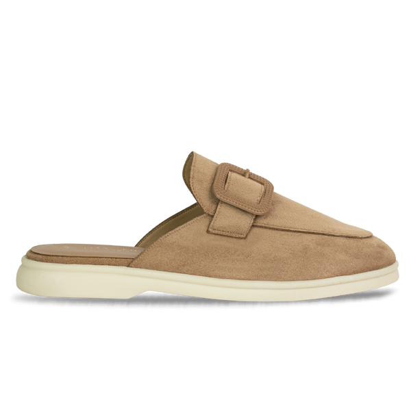 Chicca : Mule femme Daim beige